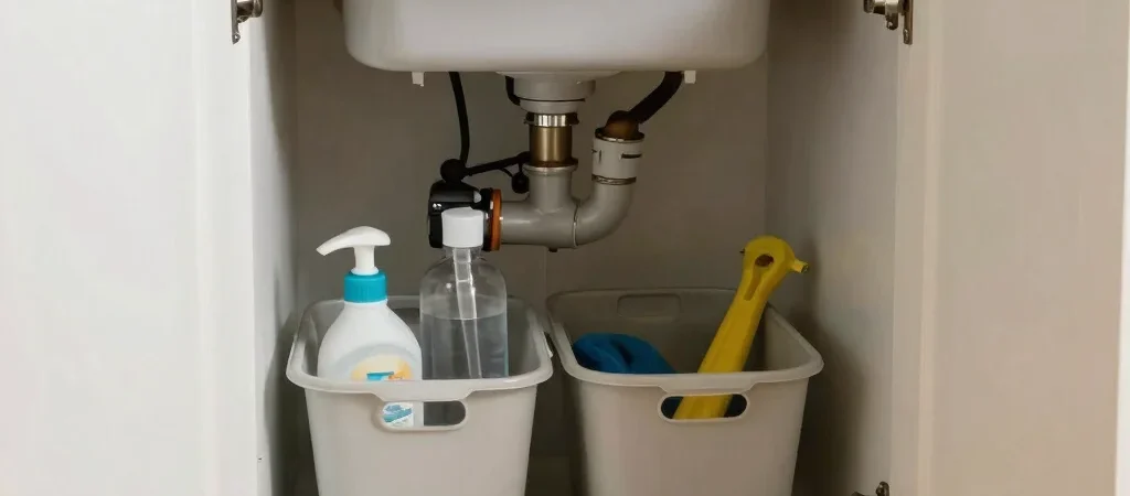 Organize Under the Sink Around What You Store